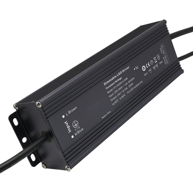 Dimmable LED Driver 12V 24V DC 200W Low Voltage Output Power Supply Transformer
